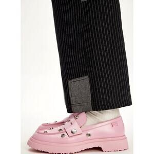 Free People Two for One Studded Loafers Pink size 7